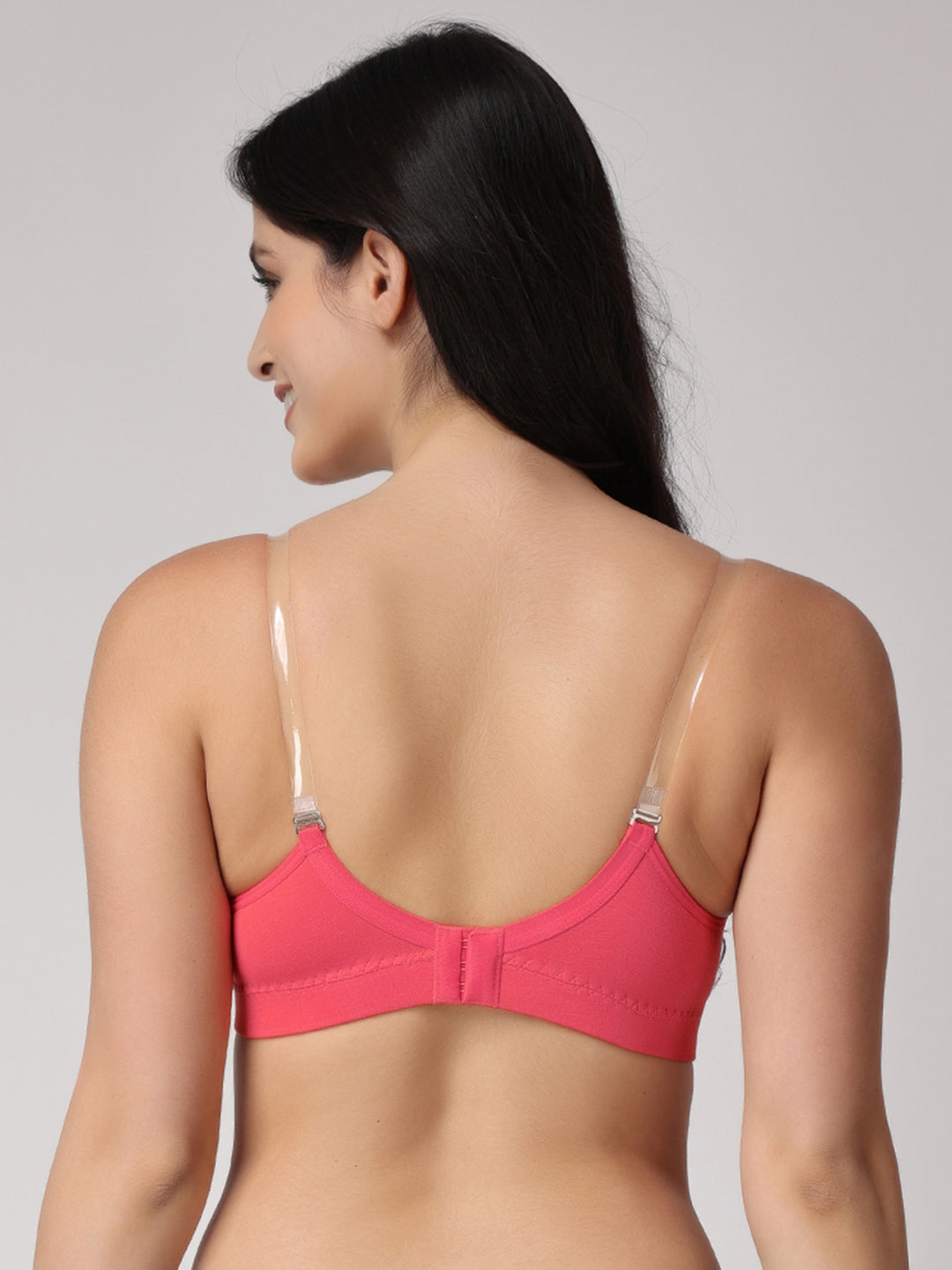 Women's Convertible-Straps T-Shirt Bra | Heavily Padded | Full Coverage | T3055