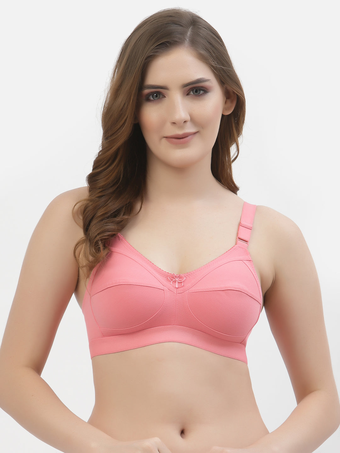 Women's Cut & Sew Bra | Non-Padded | Non-Wired | Full Coverage | T3061