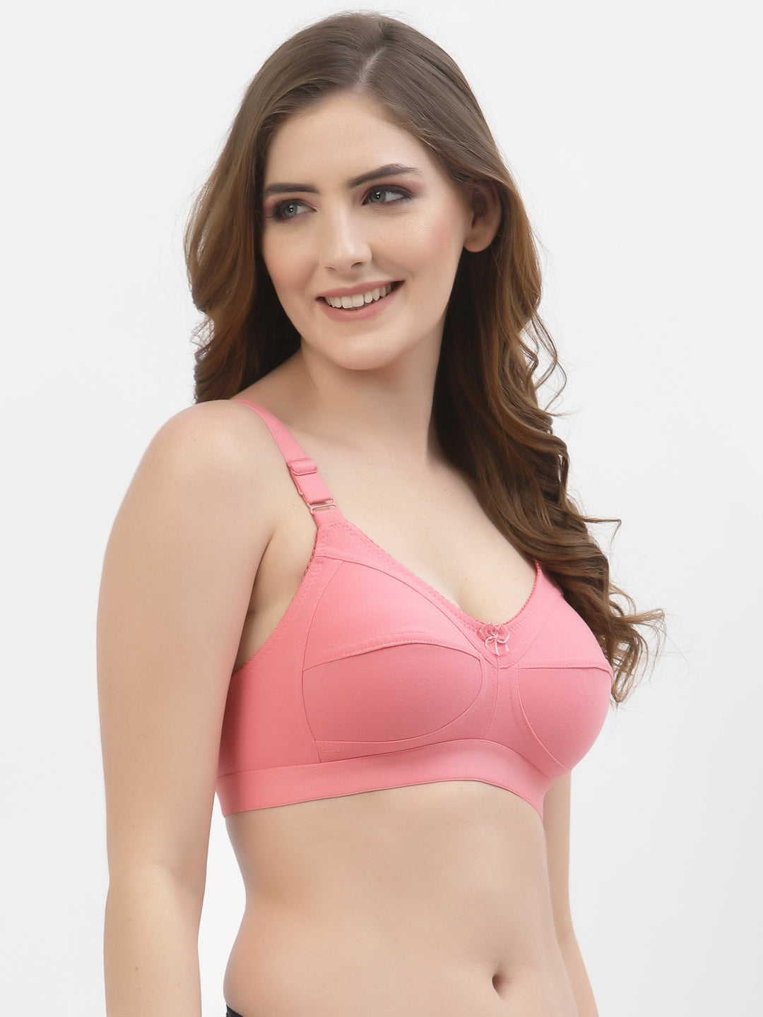 Women's Cut & Sew Bra | Non-Padded | Non-Wired | Full Coverage | T3061