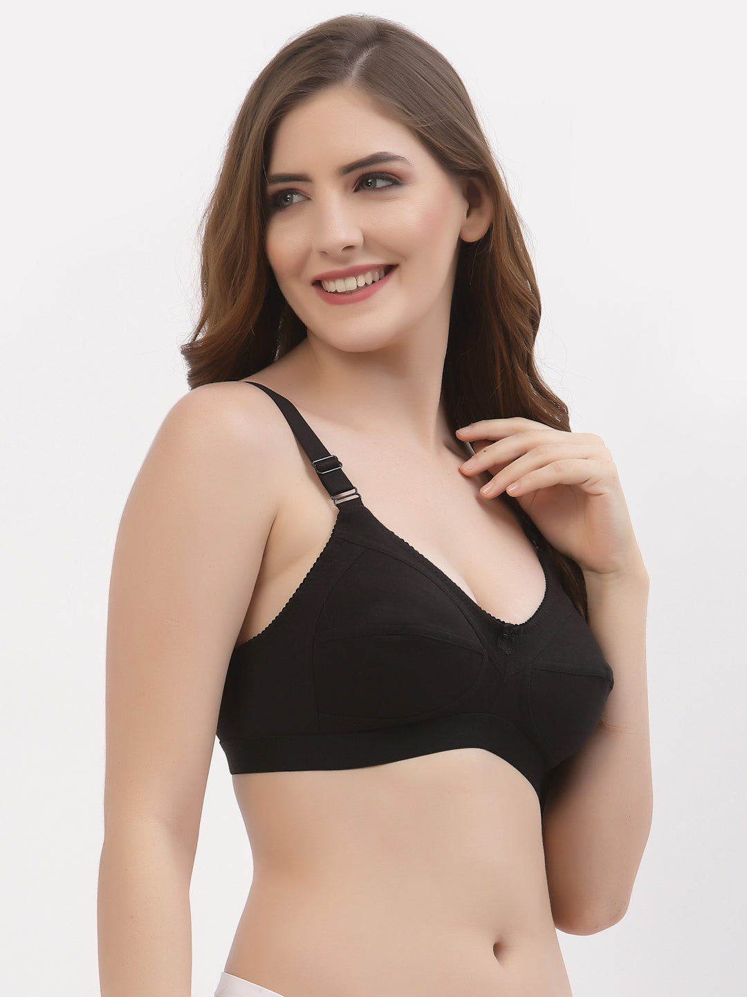 Women's Cut & Sew Bra | Non-Padded | Non-Wired | Full Coverage | T3061