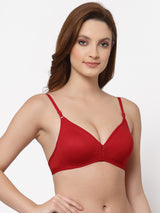 Women's Narrow Back T-Shirt Bra | Non-Padded | Medium Coverage -T3058