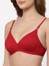 Women's Narrow Back T-Shirt Bra | Non-Padded | Medium Coverage -T3058