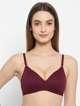 Women's Narrow Back T-Shirt Bra | Non-Padded | Medium Coverage -T3058