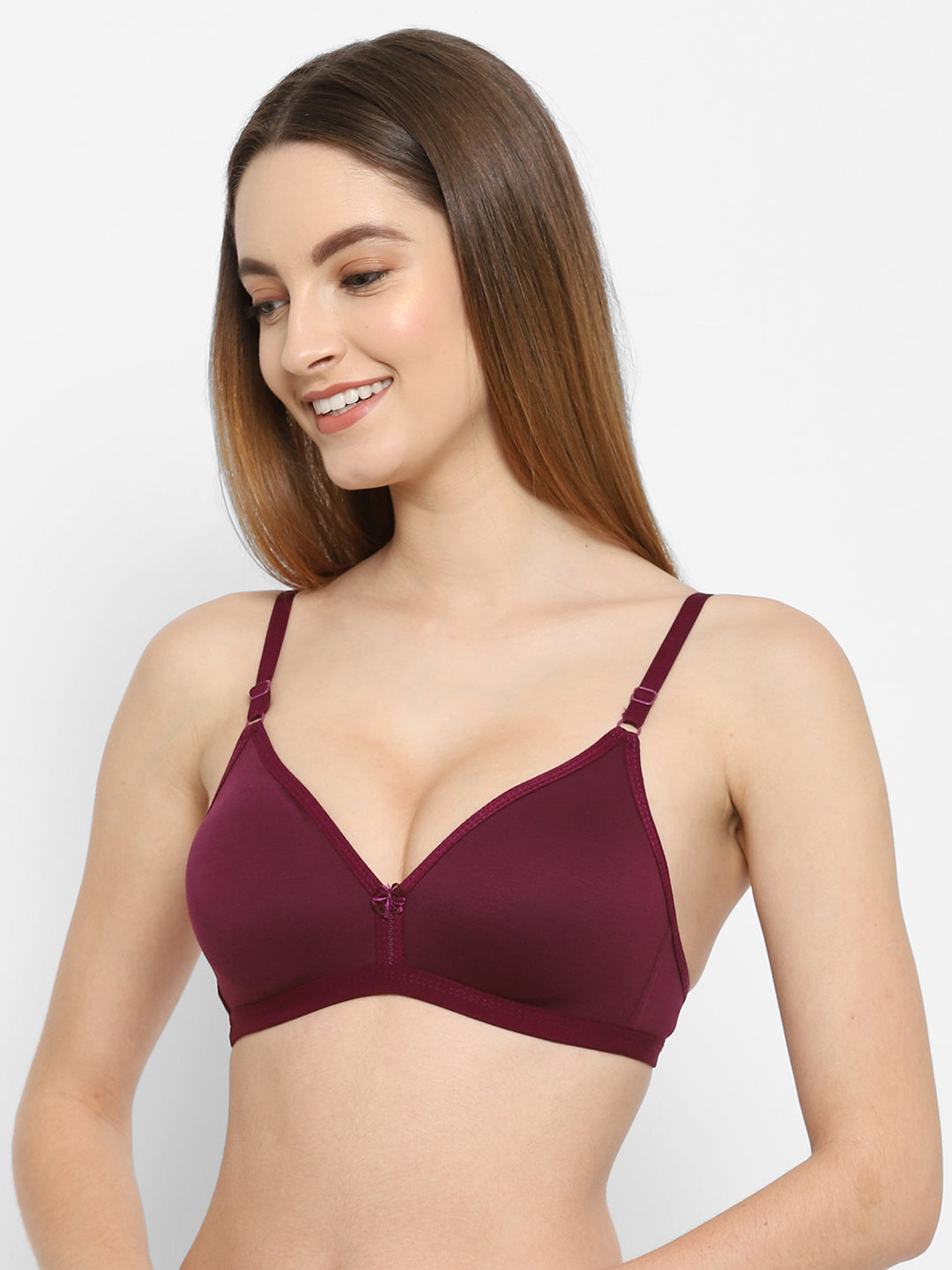 Women's Narrow Back T-Shirt Bra | Non-Padded | Medium Coverage -T3058