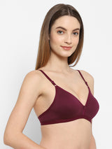 Women's Narrow Back T-Shirt Bra | Non-Padded | Medium Coverage -T3058