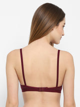 Women's Narrow Back T-Shirt Bra | Non-Padded | Medium Coverage -T3058