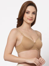 Women's T-Shirt Bra | Lightly Padded | Non-Wired | Medium Coverage | T3052