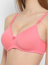 Women's T-Shirt Bra | Lightly Padded | Non-Wired | Medium Coverage | T3052