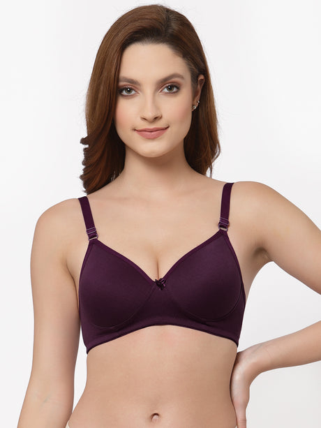 Women's T-Shirt Bra | Lightly Padded | Non-Wired | Medium Coverage | T3052