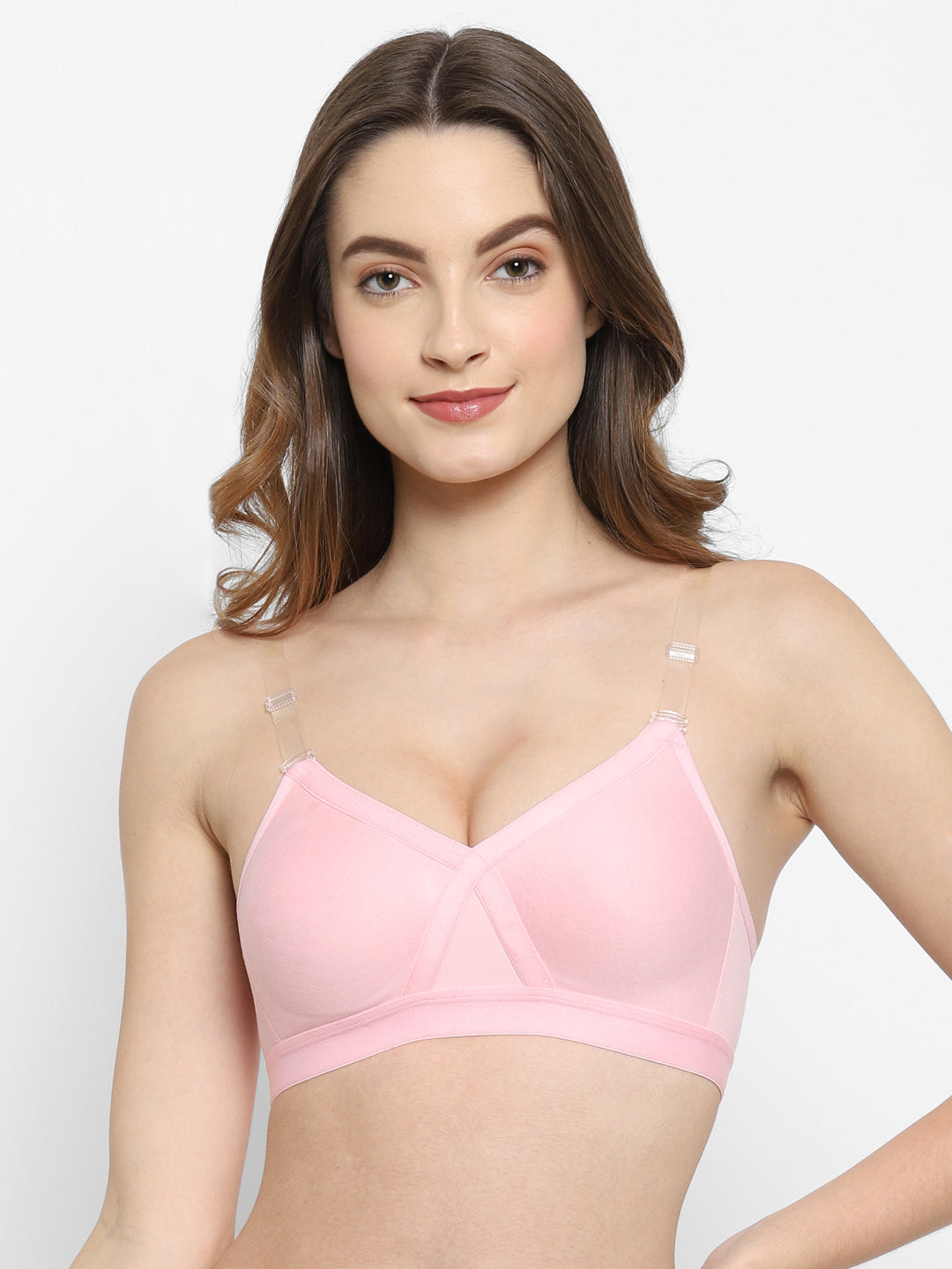 Women's "X" Support Bra | Non-Padded | Non-Wired | Full Coverage | T3094