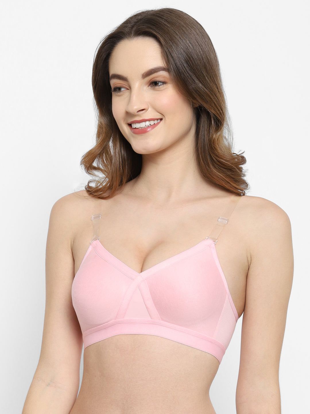 Women's "X" Support Bra | Non-Padded | Non-Wired | Full Coverage | T3094