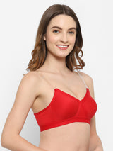 Women's "X" Support Bra | Non-Padded | Non-Wired | Full Coverage | T3094