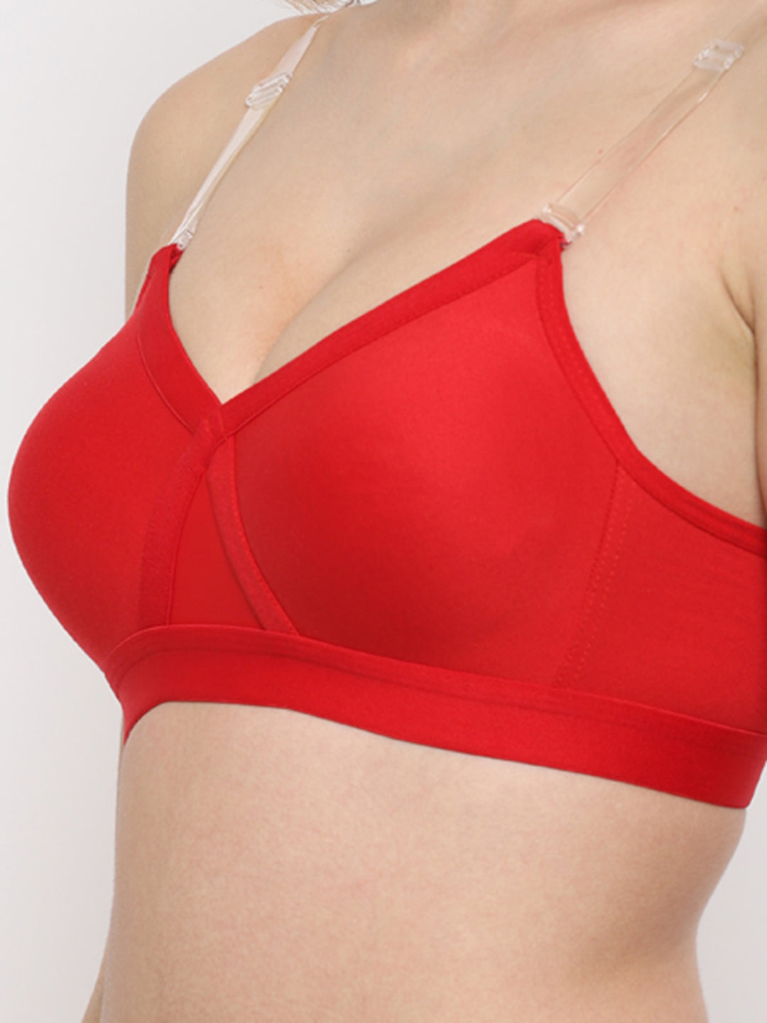 Women's "X" Support Bra | Non-Padded | Non-Wired | Full Coverage | T3094