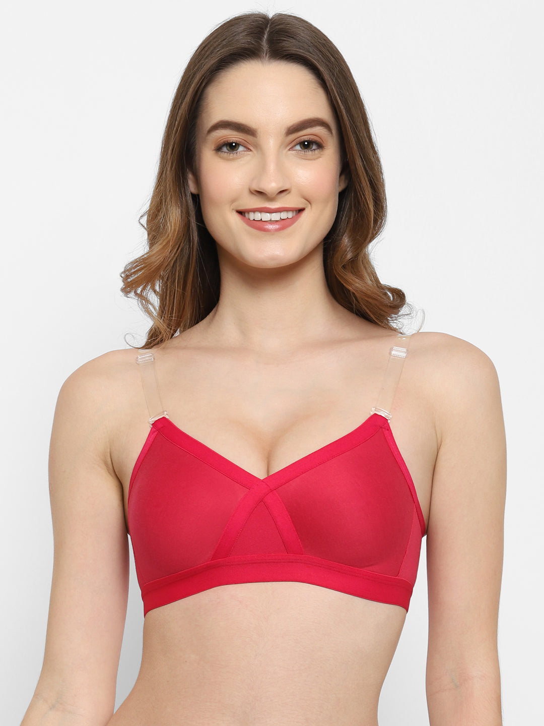 Women's "X" Support Bra | Non-Padded | Non-Wired | Full Coverage | T3094