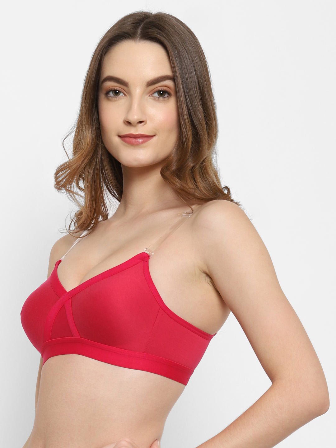 Women's "X" Support Bra | Non-Padded | Non-Wired | Full Coverage | T3094