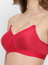 Women's "X" Support Bra | Non-Padded | Non-Wired | Full Coverage | T3094